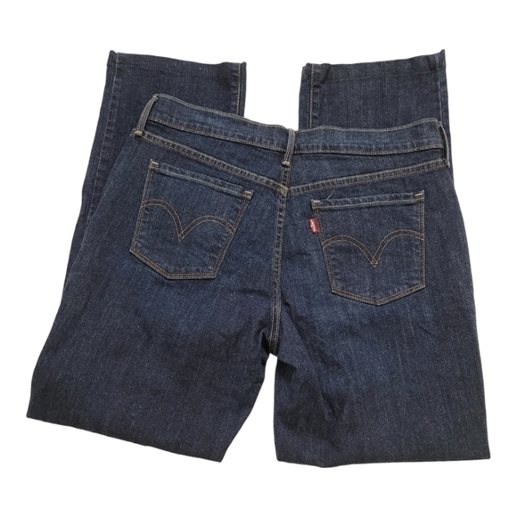 Levi's 505 high rise straight leg pants in medium wash - Picture 4 of 10